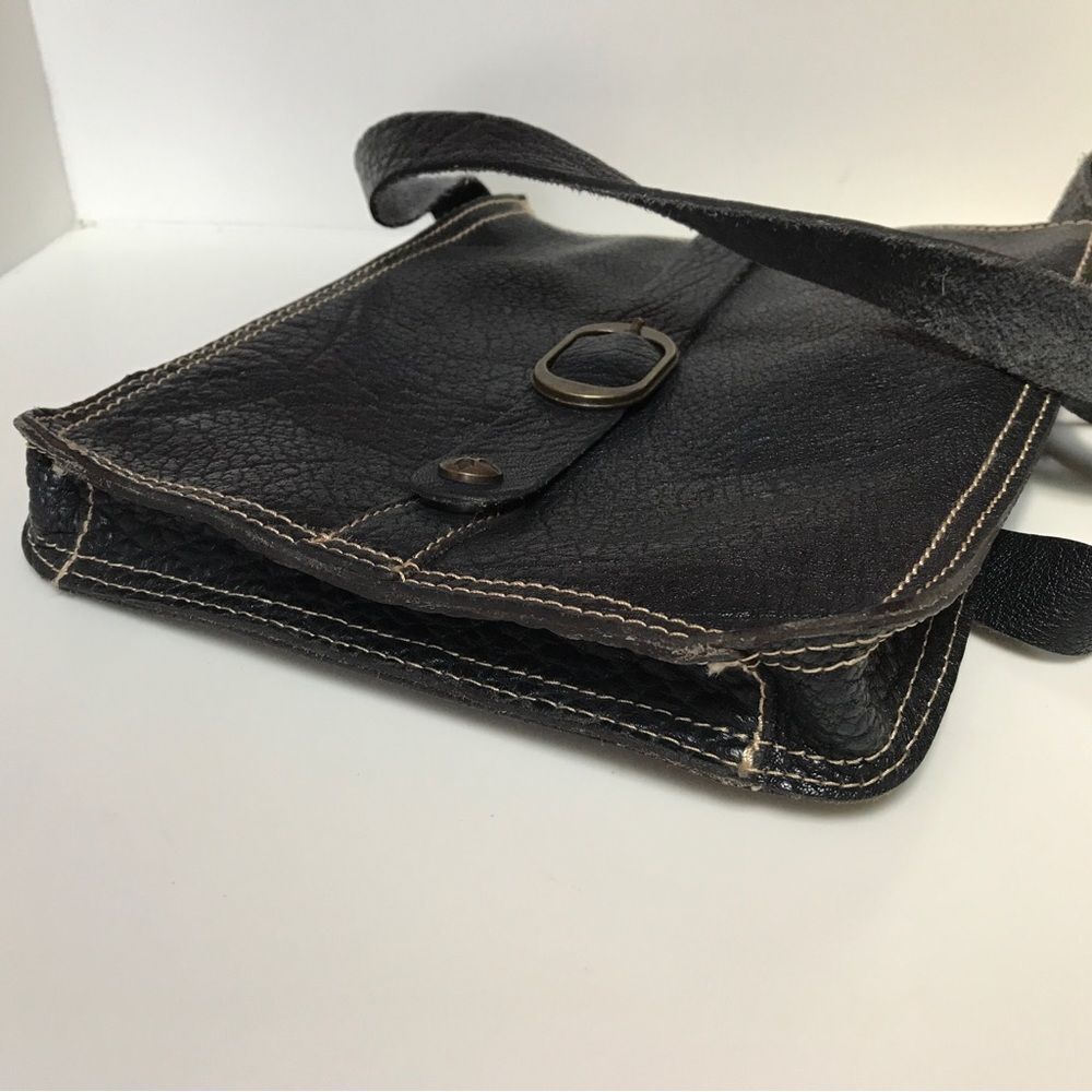Patricia Nash Leather Dark Blue Leather Crossbody Bag - Picture 8 of 11